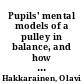 Pupils' mental models of a pulley in balance, and how the models are changed by successive pulley demonstrations