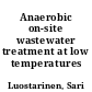 Anaerobic on-site wastewater treatment at low temperatures