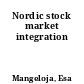 Nordic stock market integration