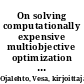 On solving computationally expensive multiobjective optimization problems with interactive methods