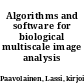 Algorithms and software for biological multiscale image analysis