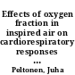 Effects of oxygen fraction in inspired air on cardiorespiratory responses and exercise performance