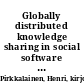 Globally distributed knowledge sharing in social software environments : barriers and interventions