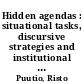 Hidden agendas : situational tasks, discursive strategies and institutional practices in process consultation