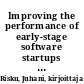 Improving the performance of early-stage software startups : design and creativity viewpoints