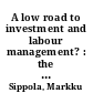 A low road to investment and labour management? : the labour process at Nordic subsidiaries in the Baltic States
