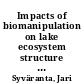 Impacts of biomanipulation on lake ecosystem structure revealed by stable isotope analysis