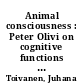 Animal consciousness : Peter Olivi on cognitive functions of the sensitive soul