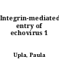 Integrin-mediated entry of echovirus 1